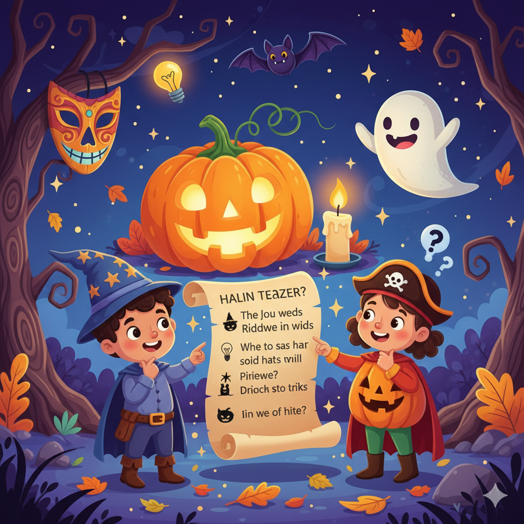Halloween Jokes and Riddles for Kids 🎃🧩