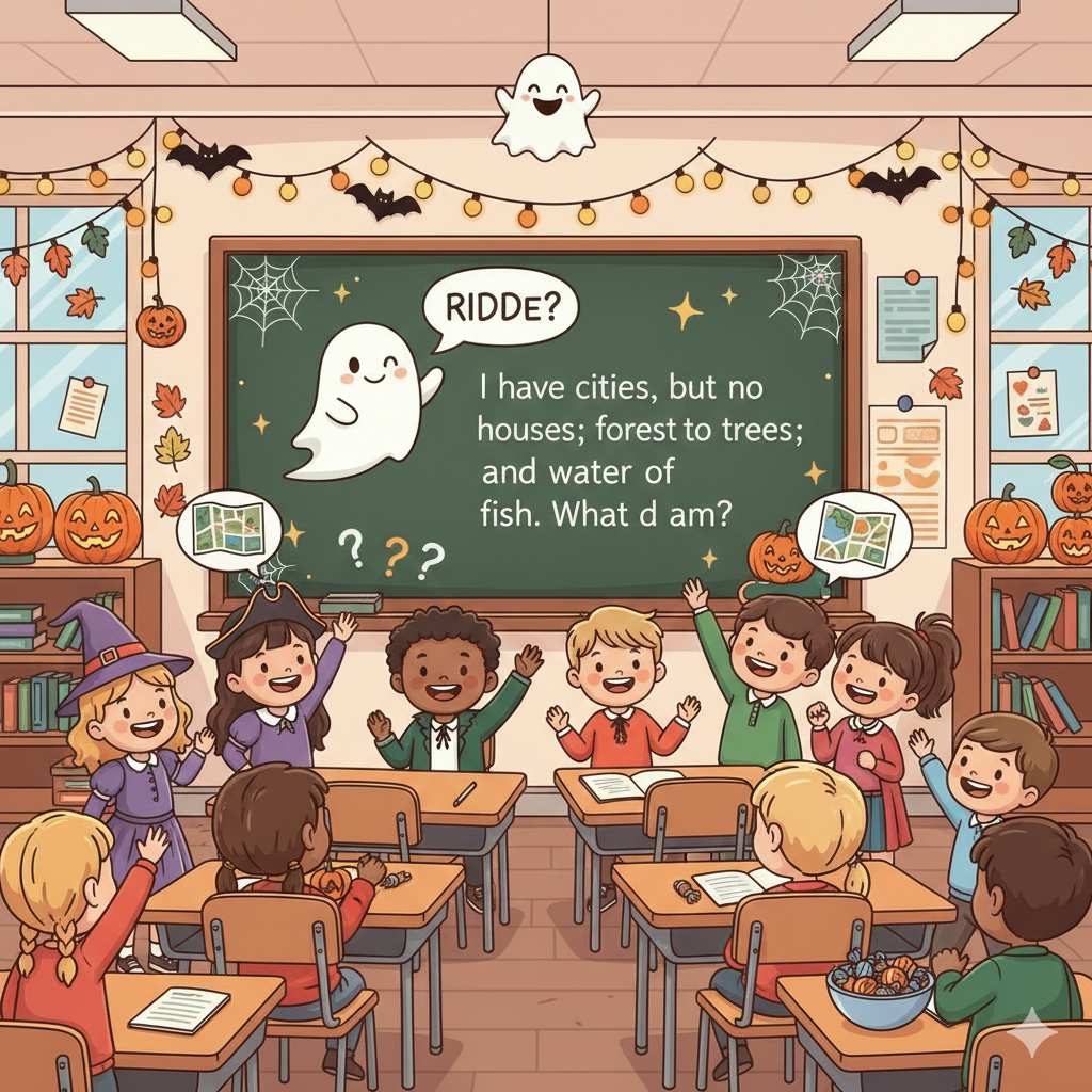 Halloween Jokes and Riddles for Kids 🎃🧩