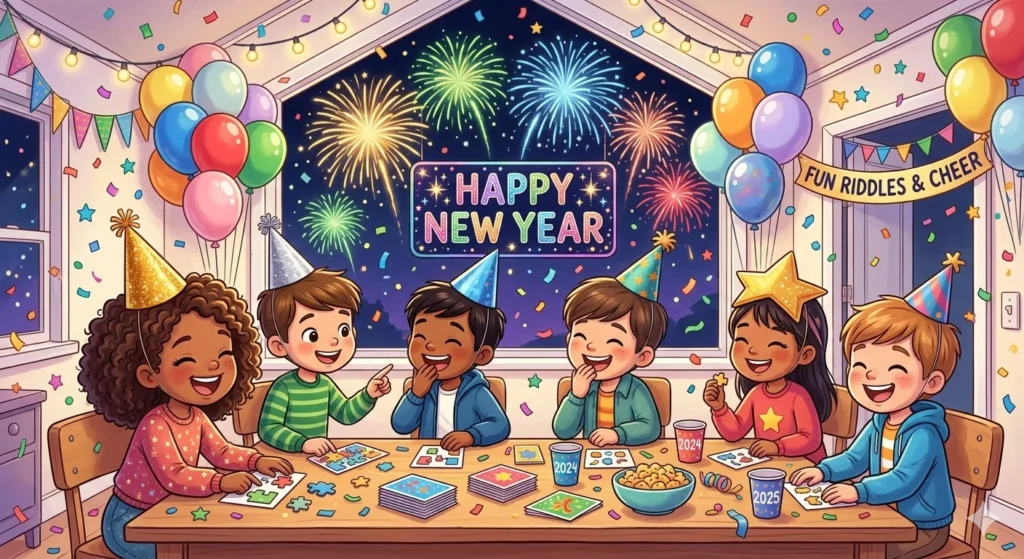 new years riddles for kids
