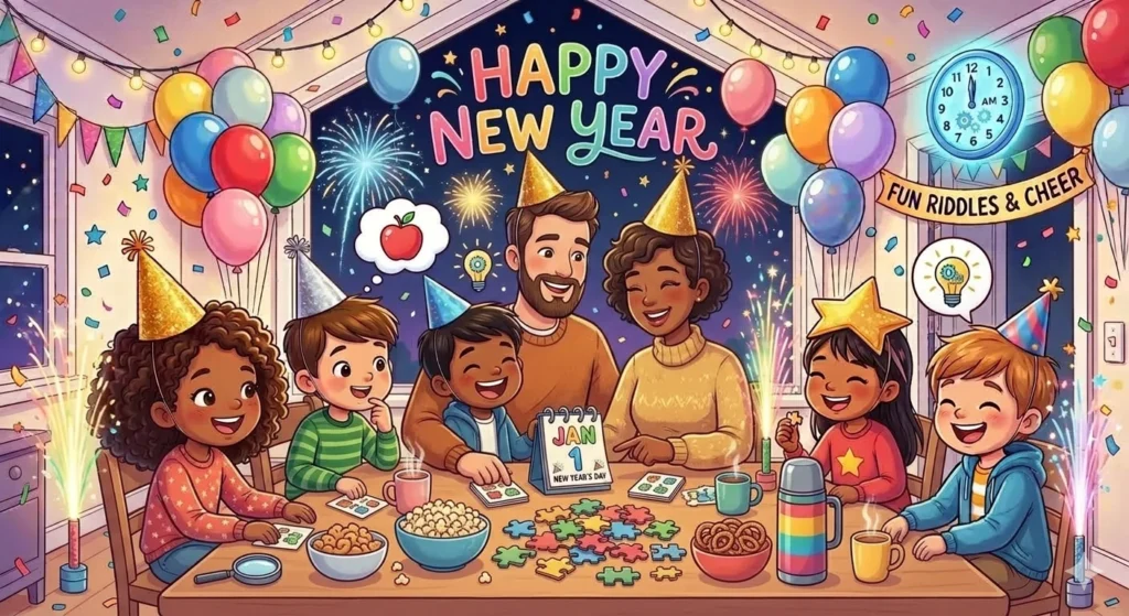 new years riddles for kids