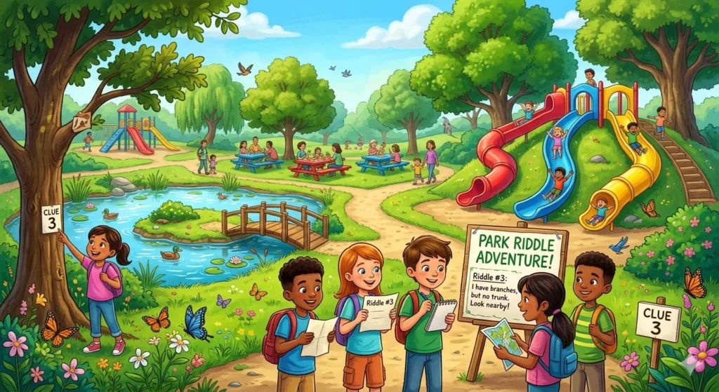 riddles for scavenger hunt outside