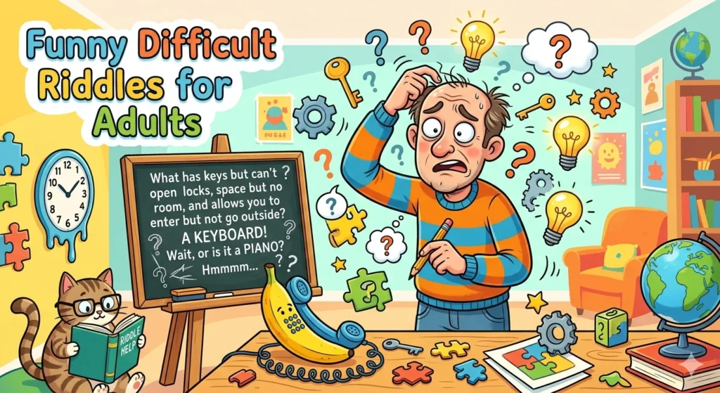 difficult riddles for adults with answers