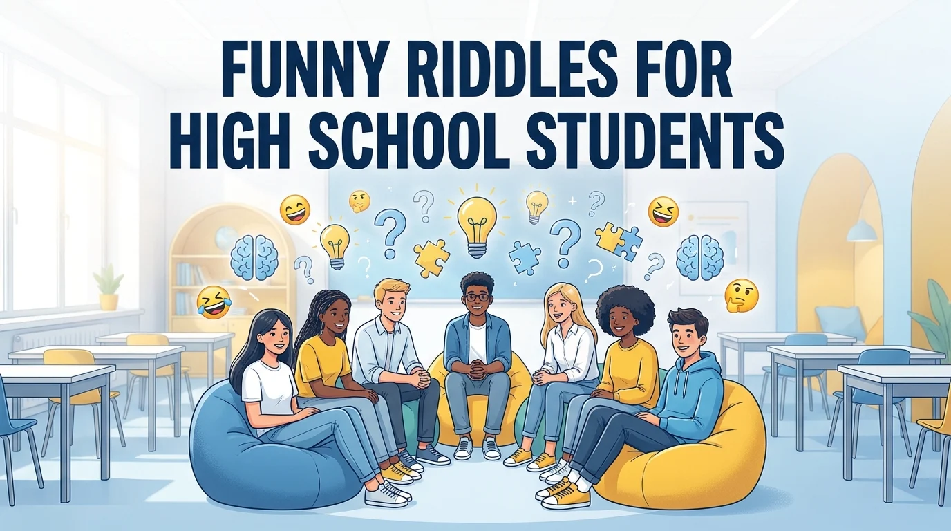 Funny Riddles For High School Students