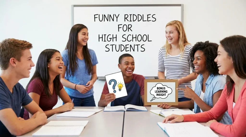 Funny Riddles For High School Students