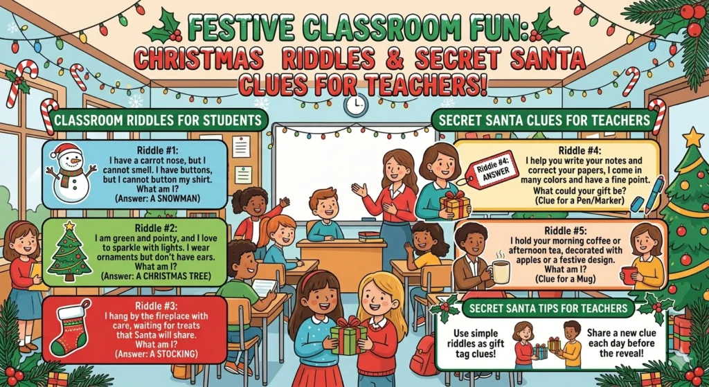 Secret Santa Riddles for Teachers