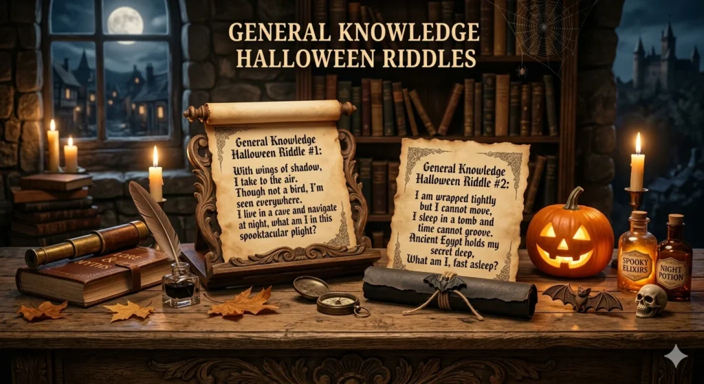 Halloween Riddles For Scavenger Hunt
