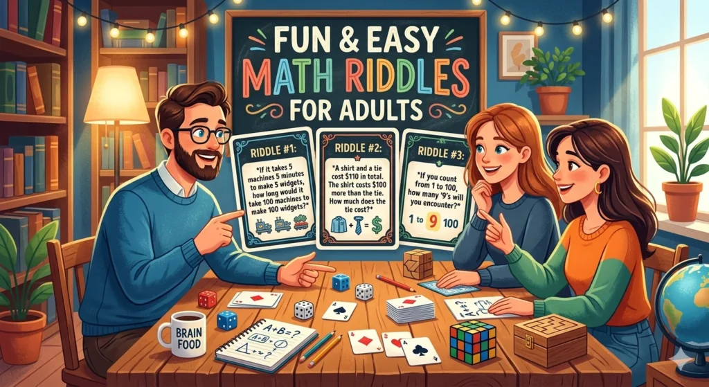 fun math riddles for adults