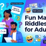 fun math riddles for adults