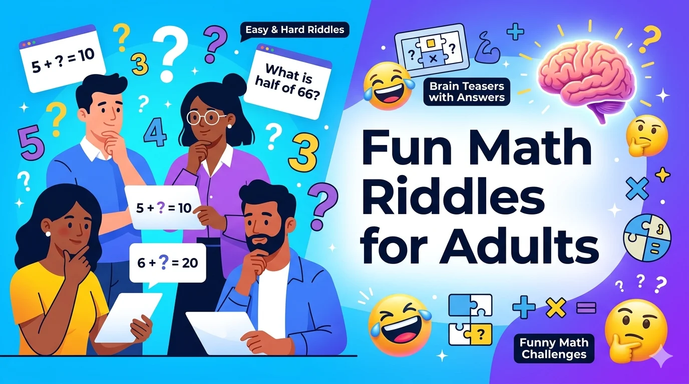 fun math riddles for adults