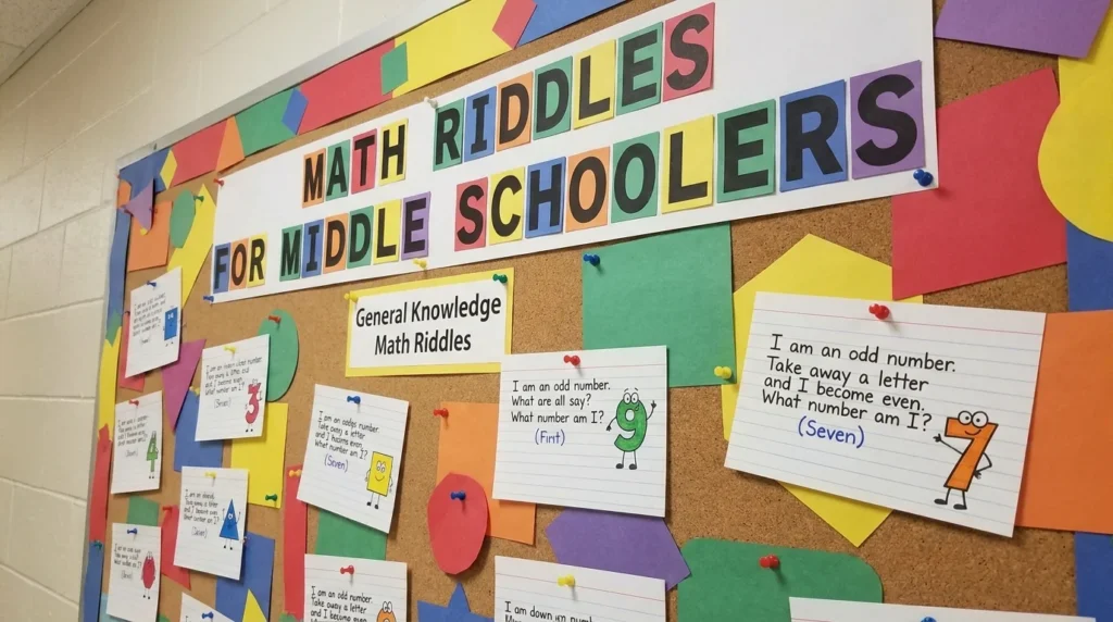 Math Riddles For Middle Schoolers