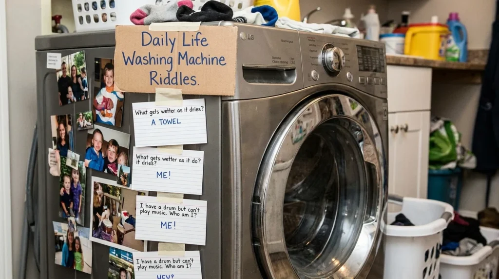 riddles for washing machine