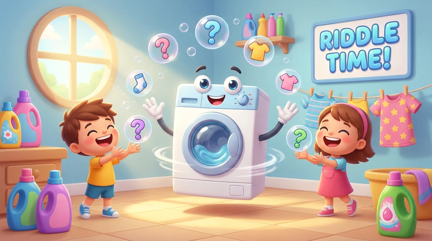 riddles for washing machine