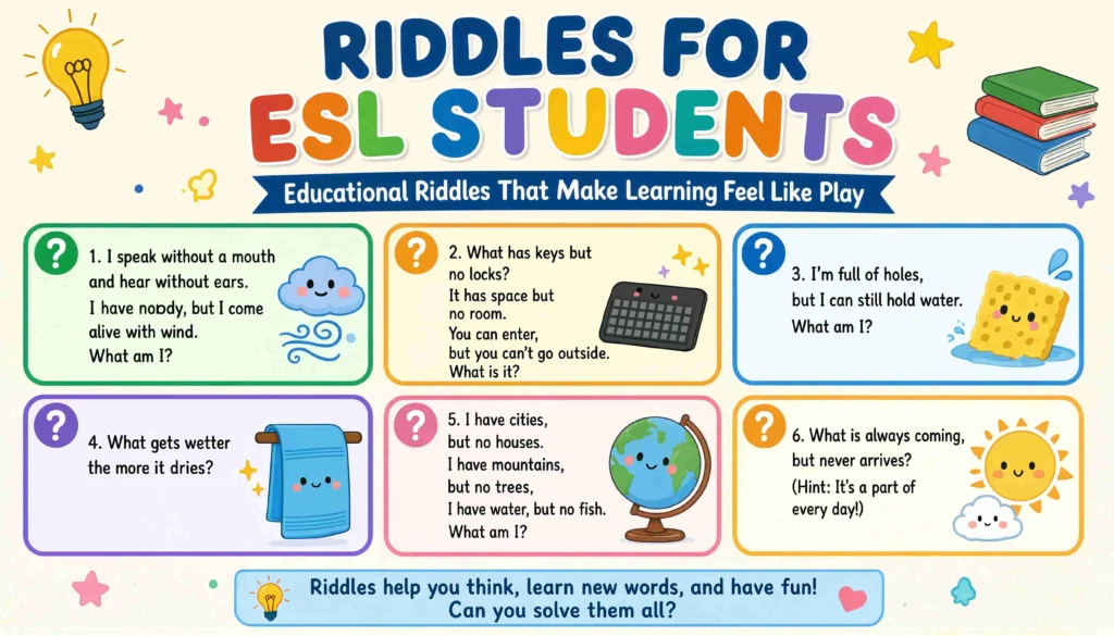 riddles for esl students