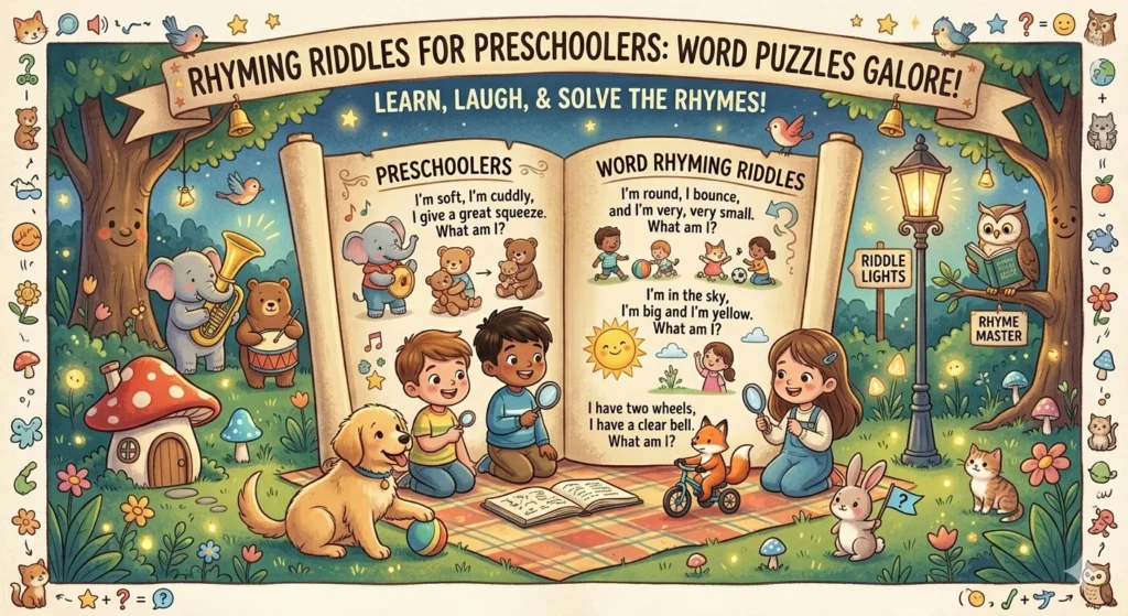 rhyming riddles for preschoolers