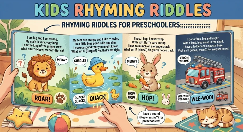 rhyming riddles for preschoolers