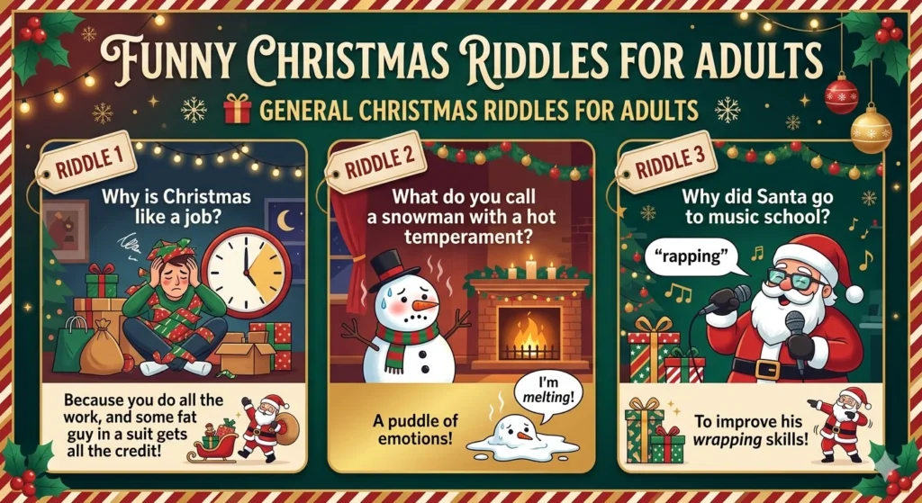 funny christmas riddles for adults