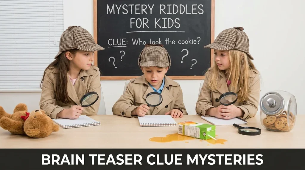 murder mystery riddles for kids with answers