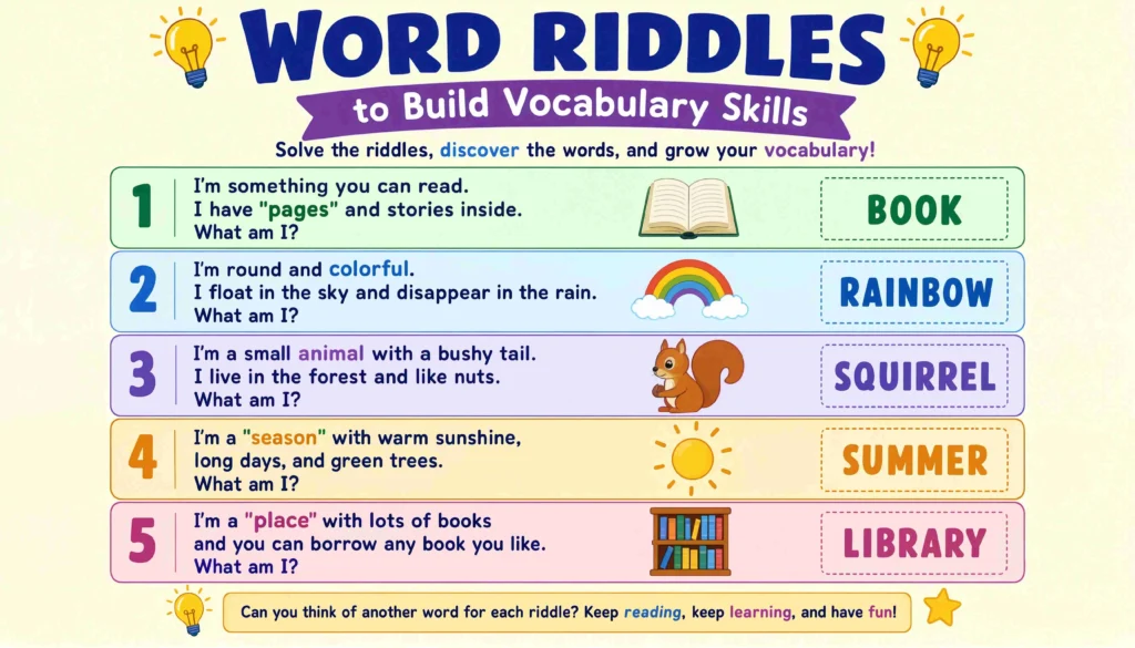 riddles for kids and answers