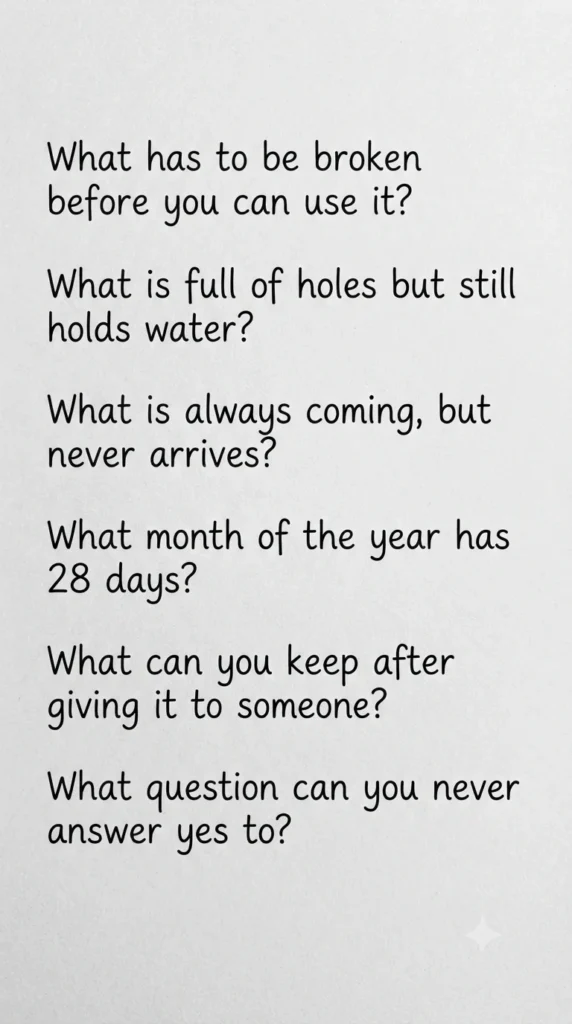 quick trick questions