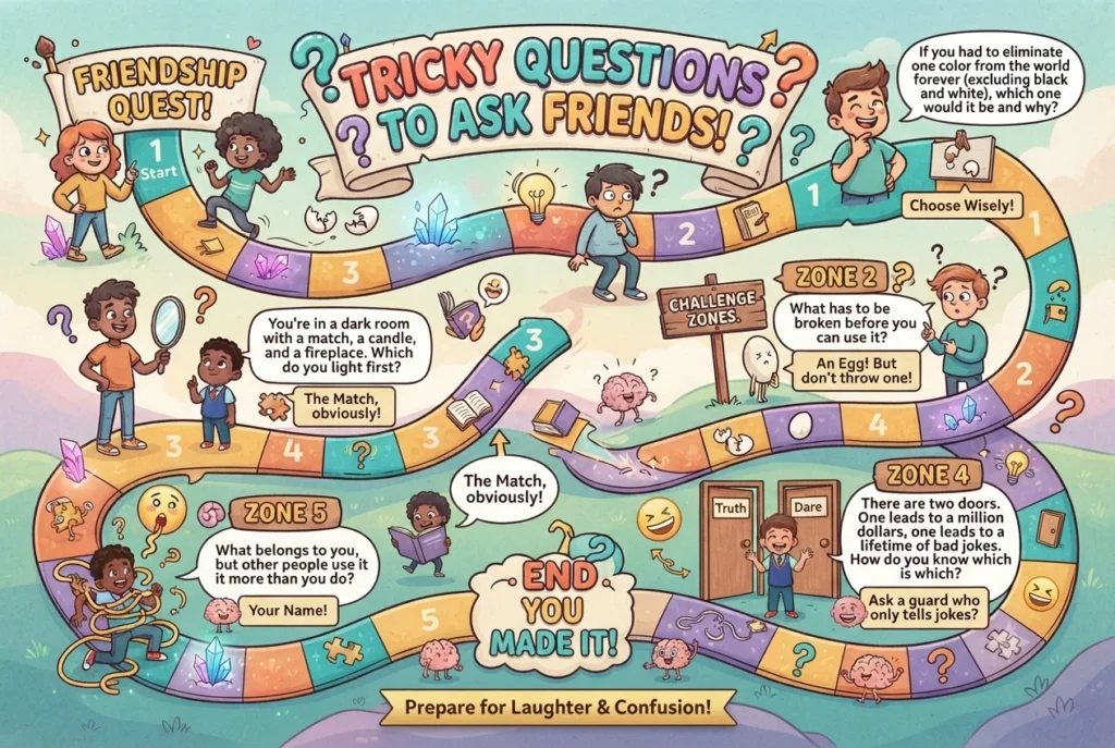 trick questions to ask friends