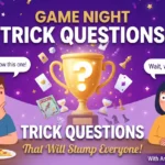 trick questions for game night