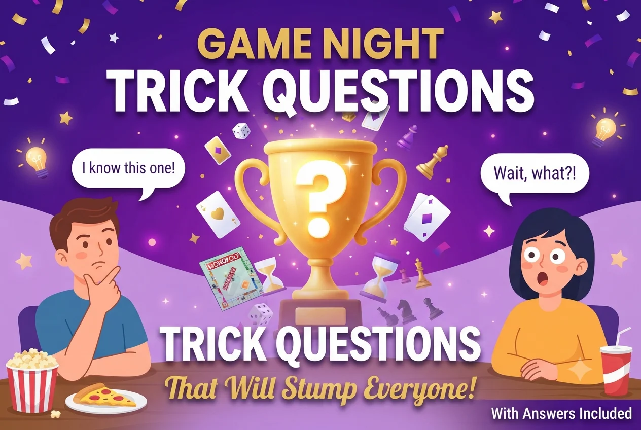 trick questions for game night