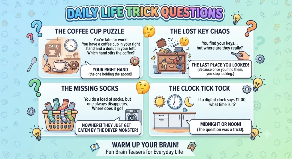 trick questions to test your brain