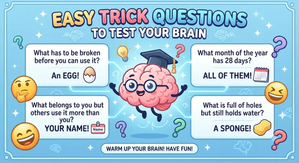 trick questions to test your brain