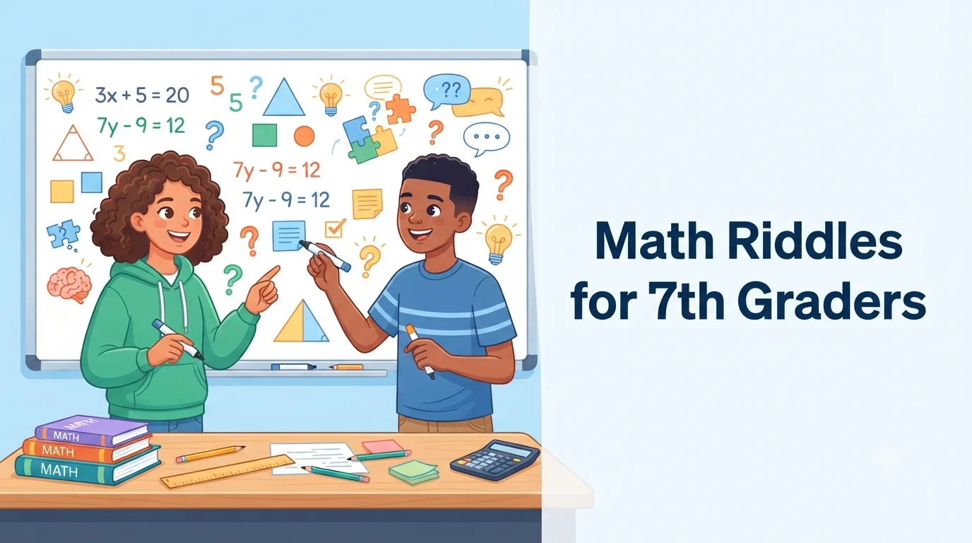 math riddles for 7th graders