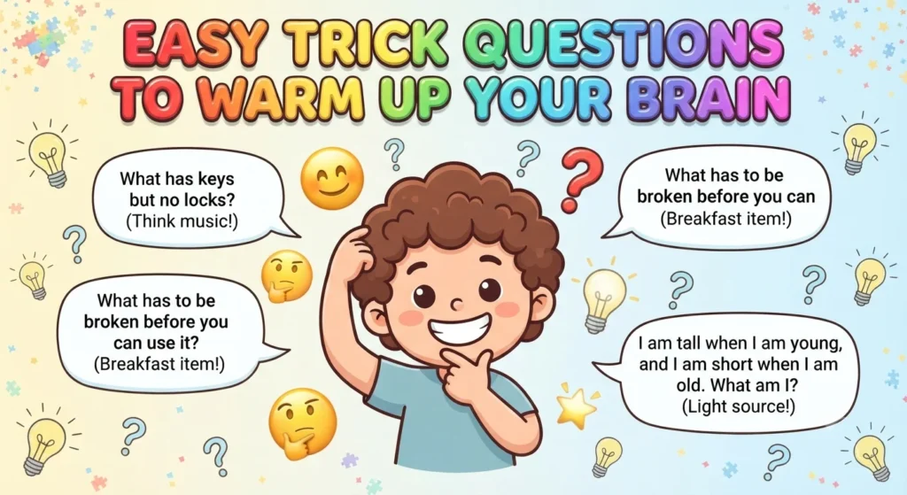 trick questions for game night