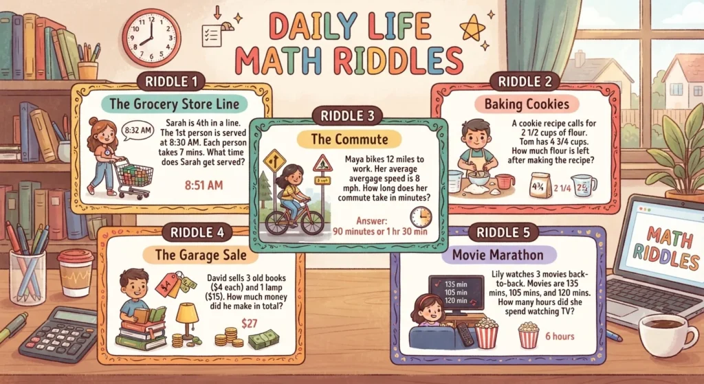 math riddles for 7th graders